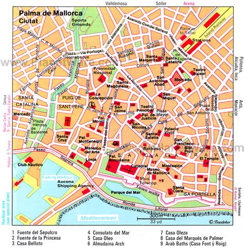 palma mallorca shopping map